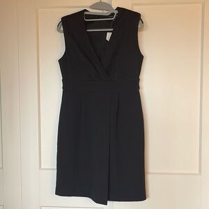 Banana Republic black Ponte sheath dress nwt